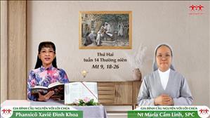 Gia đình cầu nguyện với Lời Chúa ngày 4-7-2022: Thứ Hai tuần 14 mùa Thường niên (Mt 9, 18-26)