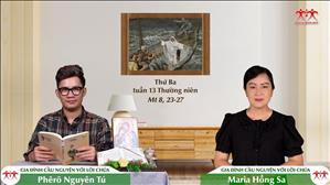 Gia đình cầu nguyện với Lời Chúa: Thứ Ba tuần 13 Thường niên (Mt 8, 23-27)