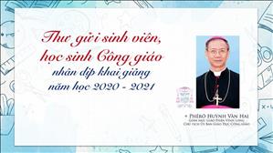 Thư gửi sinh viên, học sinh Công giáo nhân dịp khai giảng năm học 2020 - 2021