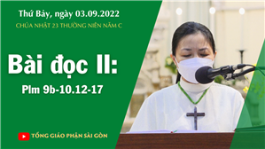 CN 23 TN năm C - Bài đọc II: Plm 9b-10.12-17