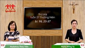 Gia đình cầu nguyện với Lời Chúa ngày 05-10-2020: thứ Hai tuần 27 mùa Thường niên (Lc 10, 25-37)