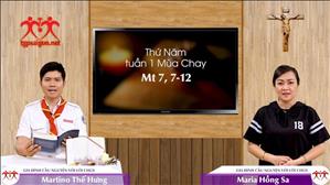 Gia đình cầu nguyện với Lời Chúa: Thứ Năm tuần 1 Mùa Chay (Mt 7, 7-12)