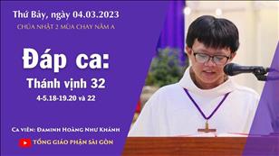 CN 2 MC năm A - Đáp ca: Tv 32,4-5.18-19.20 và 22