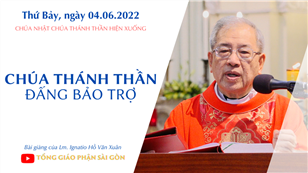 CN Chúa Thánh Thần Hiện Xuống - Chúa Thánh Thần - Đấng bảo trợ