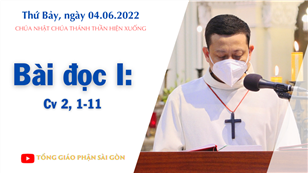 CN Chúa Thánh Thần Hiện Xuống - Bài đọc I: Cv 2, 1-11