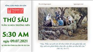TGP Sài Gòn trực tuyến 9-7-2021: Thứ Sáu tuần 14 TN lúc 5:30 tại Nhà thờ Chính tòa Đức Bà