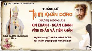 Hội Dòng Nữ Đa Minh Gò Vấp: Thánh Lễ Tạ Ơn Khấn Dòng | 8:30 Ngày 8-8-2023