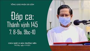 Chúa nhật 23 TN năm B - Đáp ca: Tv 145, 7. 8-9a. 9bc-10