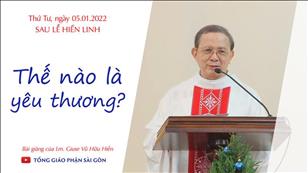 TGPSG Bài giảng: Thứ Tư sau Lễ Hiển Linh ngày 5-1-2022 tại Nhà nguyện Trung tâm Mục vụ TGP Sài Gòn