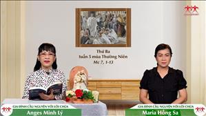 Thói Quen - Thứ Ba tuần V mùa Thường niên (Mc 7, 1-13)