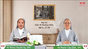 Gia đình cầu nguyện với Lời Chúa ngày 8-6-2022: Thứ Tư tuần 10 mùa Thường niên (Mt 5, 17-19)