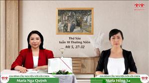 Gia đình cầu nguyện với Lời Chúa ngày 10-6-2022: Thứ Sáu tuần 10 mùa Thường niên (Mt 5, 27-32)
