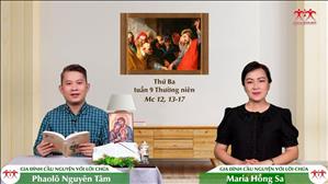 Gia đình cầu nguyện với Lời Chúa: Thứ Ba tuần 9 Thường niên (Mc 12, 13-17)