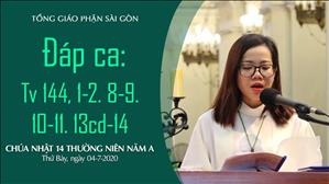 CN 14 Thường niên A - Đáp ca: Tv 144, 1-2. 8-9. 10-11. 13cd-14