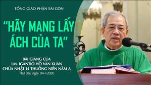 CN 14 Thường niên A - Bài giảng: Hãy mang lấy ách của ta