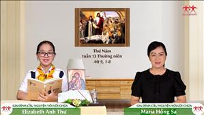 Gia đình cầu nguyện với Lời Chúa: Thứ Năm tuần 13 Thường niên (Mt 9, 1-8)