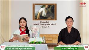 Gia đình cầu nguyện với Lời Chúa: Chúa Hiển Dung năm A (Mt 17, 1-9)