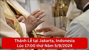 Truyền hình trực tiếp Thánh Lễ tại Jakarta, Indonesia
