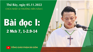 CN 32 TN năm C - Bài đọc I: 2 Mcb 7, 1-2.9-14