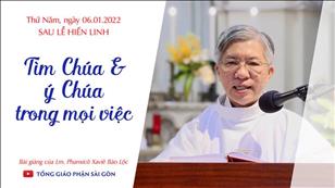 TGP Sài Gòn trực tuyến 6-1-2022: Thứ Năm sau lễ Hiển Linh lúc 5:30 tại Nhà thờ Chính tòa Đức Bà