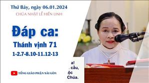Đáp ca: Tv 71,1-2.7-8.10-11.12-13 - CN lễ Hiển Linh
