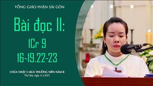 CN 5 TN B - Bài đọc II: 1Cr 9,16-19.22-23