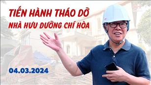 Tiến hành tháo gỡ nhà Hưu Dưỡng Chí Hòa | Ngày 04.03.2024