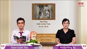 Tội Ngoan Cố - Thứ Năm tuần III mùa Chay (Lc 11, 14-23)