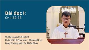 Bài đọc I: Cv 4,32-35 - CN II PS