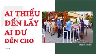 TGP Sài Gòn - Hãy đến mà xem: Ai thiếu đến lấy, ai dư đến cho