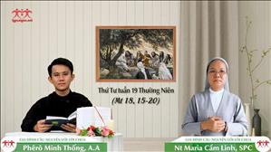 Sửa lỗi người anh em - Thứ Tư tuần 19 mùa Thường niên (Mt 18, 15-20)