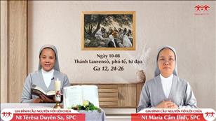 Gia đình cầu nguyện với Lời Chúa: Thánh Laurensô, phó tế, tử đạo (Ga 12, 24-26)