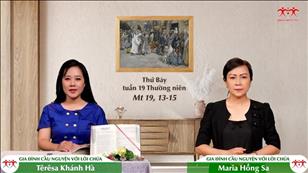 Gia đình cầu nguyện với Lời Chúa: Thứ Bảy tuần 19 mùa Thường niên (Mt 19, 13-15)