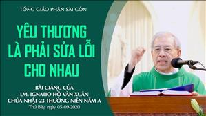 CN 23 TN A - Bài giảng: Yêu thương là phải sửa lỗi cho nhau