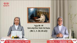 Bà sẽ sinh con trai - Sinh nhật Đức Trinh Nữ Maria (Mt 1, 1-16.18-23)