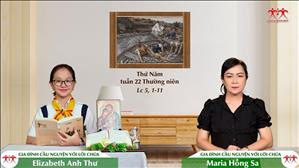 Gia đình cầu nguyện với Lời Chúa: Thứ Năm tuần 22 Thường niên (Lc 5, 1-11)