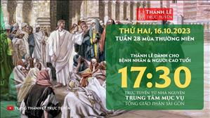 Thánh lễ trực tuyến | 17:30 | Thứ Hai Tuần 28 Mùa Thường Niên | Ngày 16-10-2023 | TTMV TGPSG