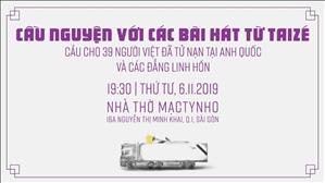 Cầu nguyện với các bài hát từ cộng đoàn Taizé - Tháng 11.2019 (trực tuyến)