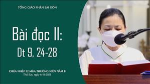 Chúa nhật 32 TN năm B - Bài đọc II: Dt 9, 24-28