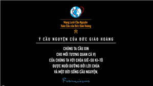 Cho đời sống cầu nguyện - Video của Đức Giáo Hoàng 12 - Tháng Mười Hai 2020