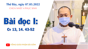 CN 4 PS C - Bài đọc I: Cv 13, 14. 43-52