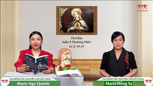 Tình Yêu Mẹ - Lễ Trái tim Vô nhiễm Đức Mẹ (Lc 2, 41-51)
