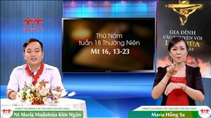 3 phút Gia đình cầu nguyện với Lời Chúa: Thứ Năm tuần 18 Thường Niên (Mt 16, 13-23)