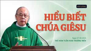 Hiểu biết Chúa Giêsu - Lm Rôcô Nguyễn Duy | Thứ Năm tuần XVIII Thường niên