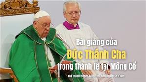 Bài giảng Thánh Lễ do Đức Thánh Cha Phanxicô chủ sự tại Mông Cổ