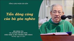 Chúa nhật 32 TN năm B - Tiền dâng cúng của bà góa nghèo