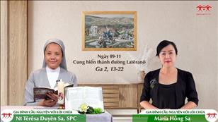 Gia đình cầu nguyện với Lời Chúa: Cung hiến thánh đường Latêranô (Ga 2, 13-22)