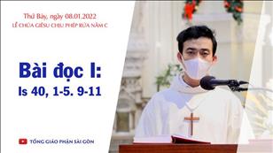CN Chúa Giêsu chịu phép Rửa - Bài đọc I: Is 42, 1-4. 6-7