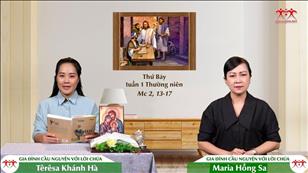 Gia đình cầu nguyện với Lời Chúa: Thứ Bảy tuần 1 mùa Thường niên (Mc 2, 13-17)