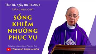 Sống khiêm nhường phục vụ - Lm Rôcô Nguyễn Duy | Thứ Tư tuần 2 MC